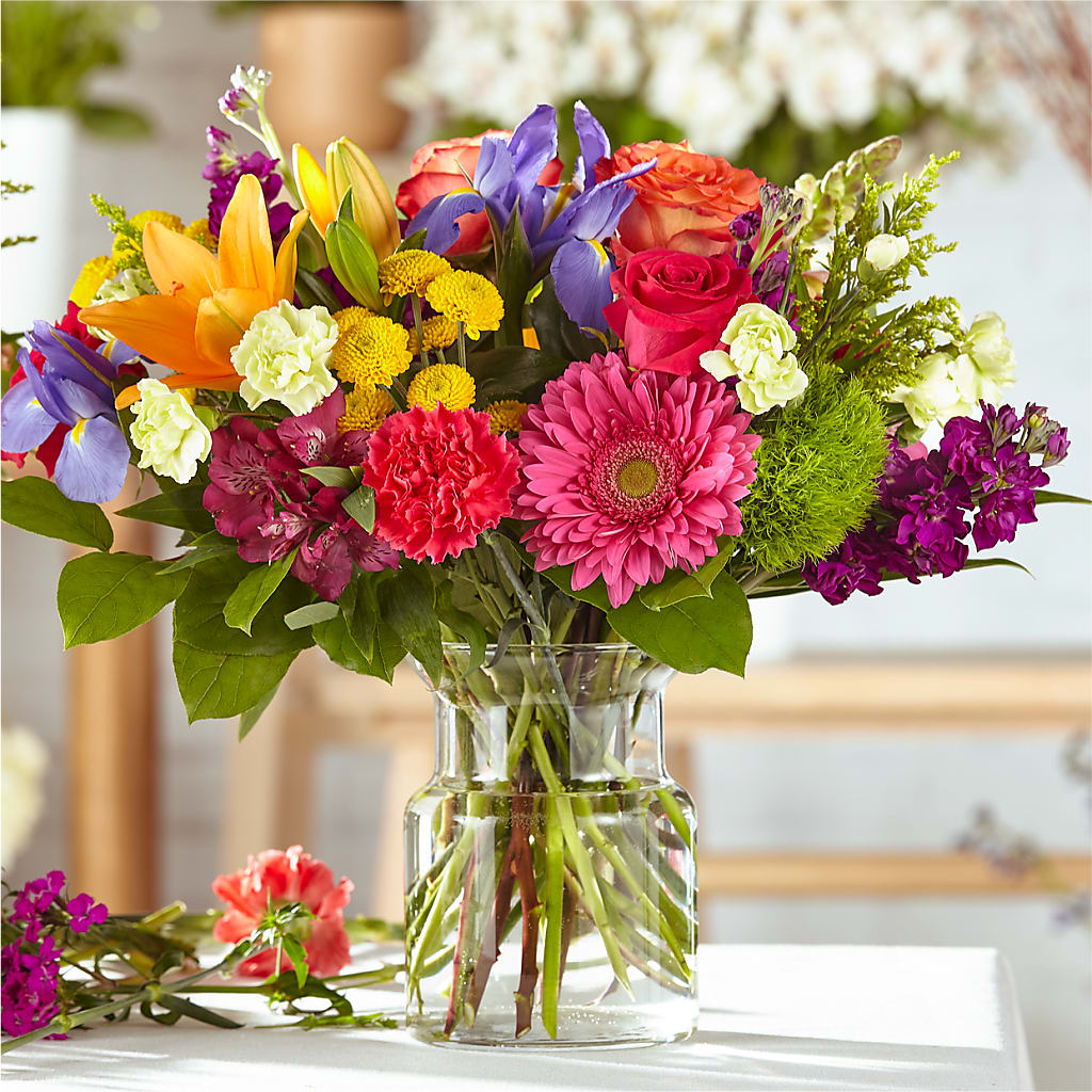 Bold & Bright – A Florist Original – MELINDA MCCOY'S FLOWERS, Long Beach CA