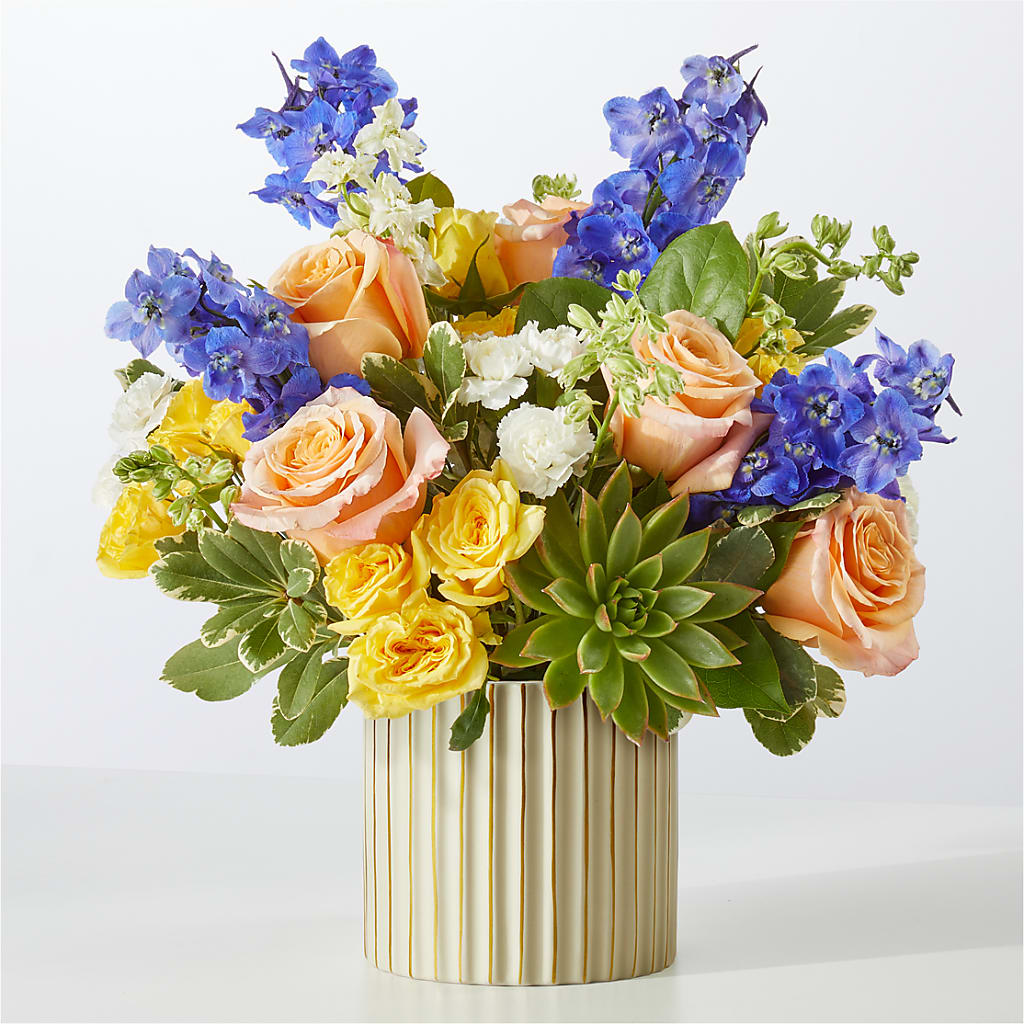 Cobalt Reverie Bouquet – MELINDA MCCOY'S FLOWERS, Long Beach CA