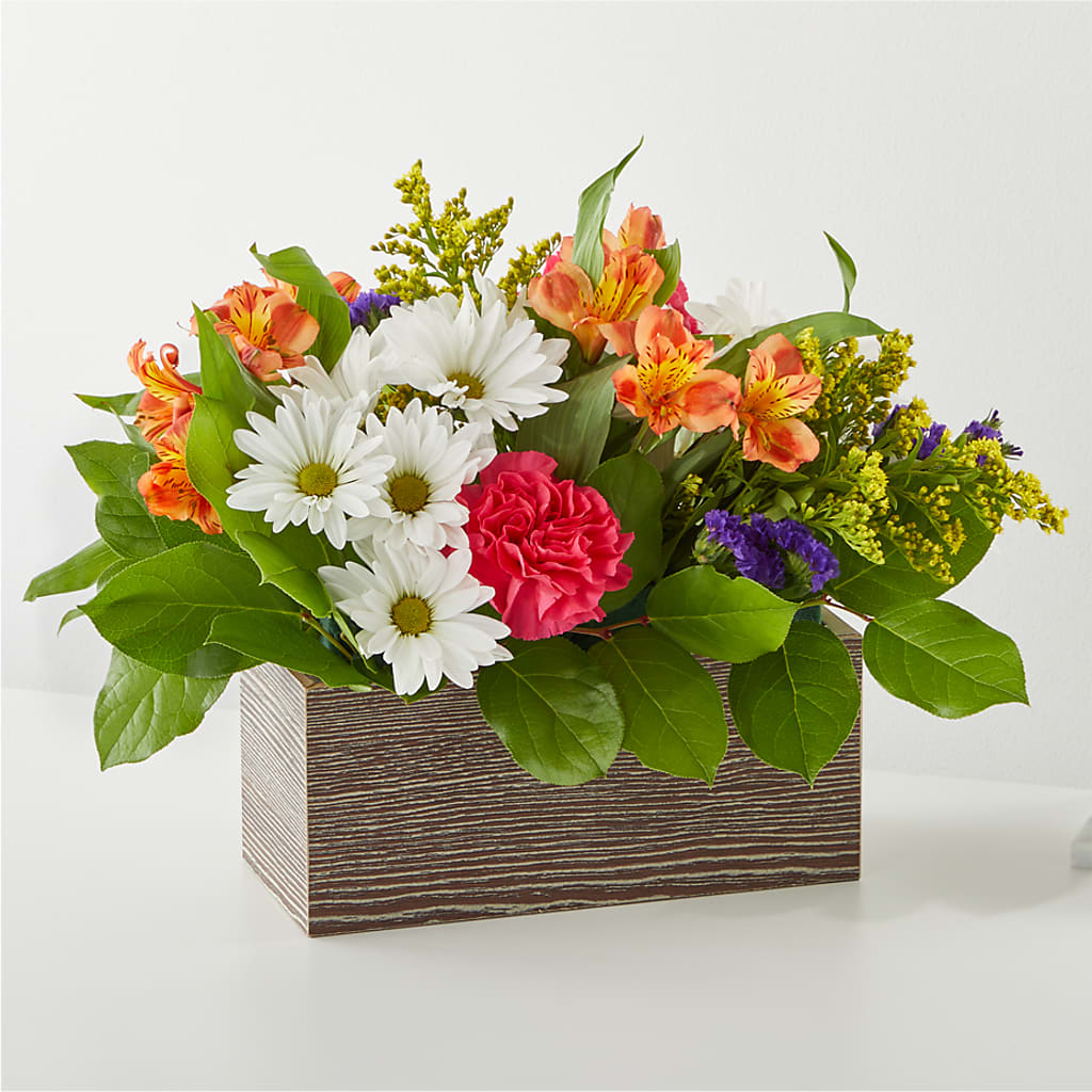 Oopsie Daisy Box Bouquet – MELINDA MCCOY'S FLOWERS, Long Beach CA
