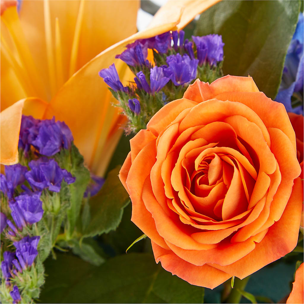 Radiant Citrus Box Bouquet – MELINDA MCCOY'S FLOWERS, Long Beach CA