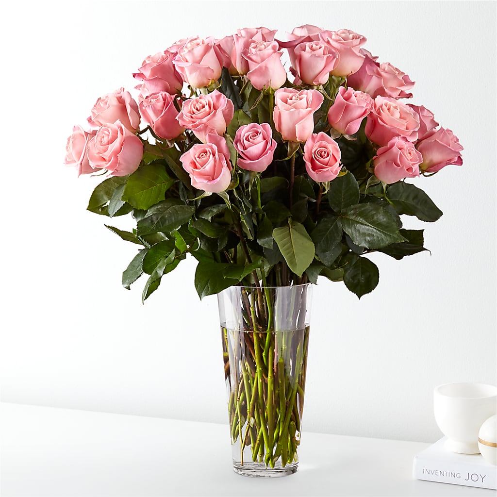 Long Stem Pink Rose Bouquet – MELINDA MCCOY'S FLOWERS, Long Beach CA