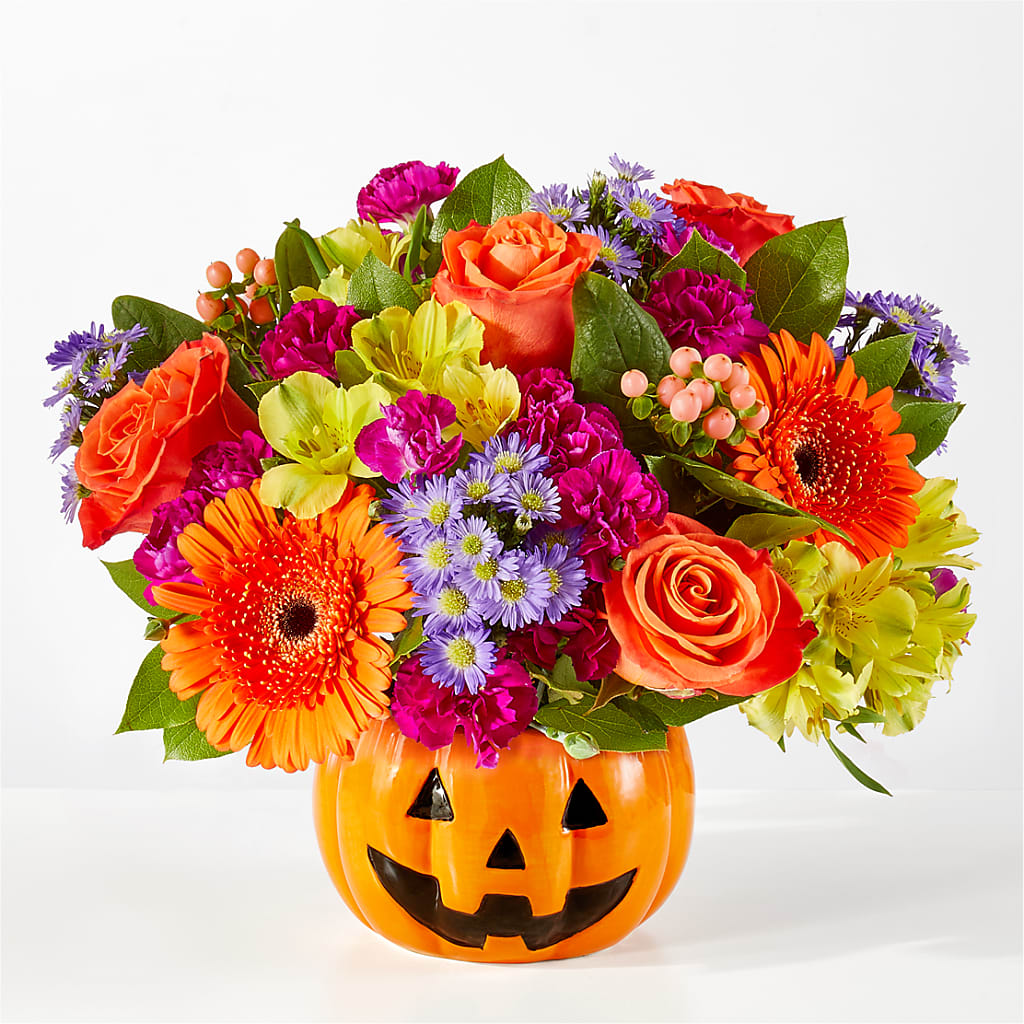 Tricks & Treats Pumpkin – MELINDA MCCOY'S FLOWERS, Long Beach CA