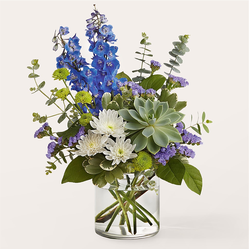 Cerulean Waves Bouquet – MELINDA MCCOY'S FLOWERS, Long Beach CA