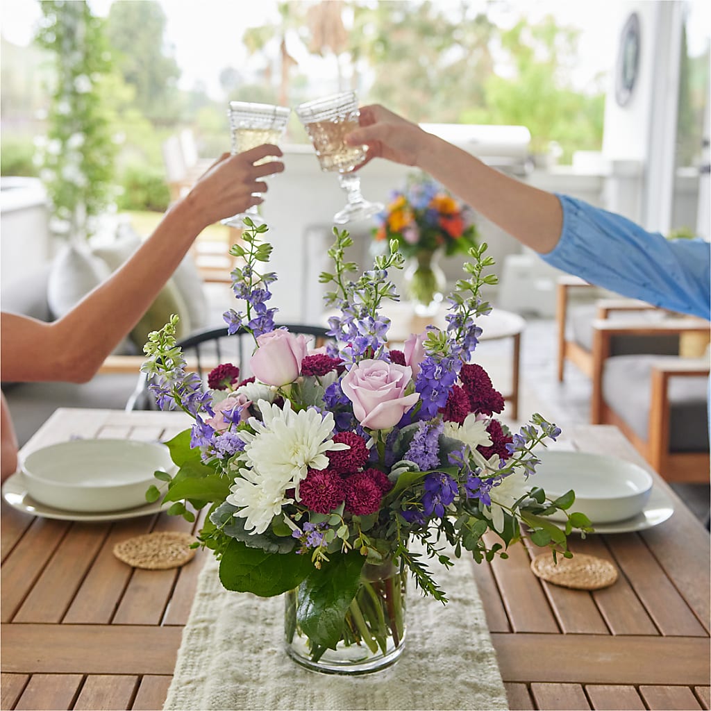 Violet Frost Bouquet – MELINDA MCCOY'S FLOWERS, Long Beach CA