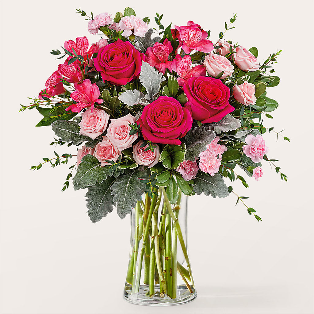Tickled Pink Bouquet – MELINDA MCCOY'S FLOWERS, Long Beach CA