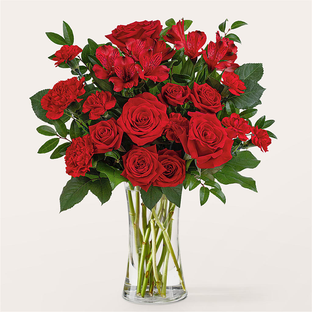 Brilliant Ruby Bouquet – MELINDA MCCOY'S FLOWERS, Long Beach CA