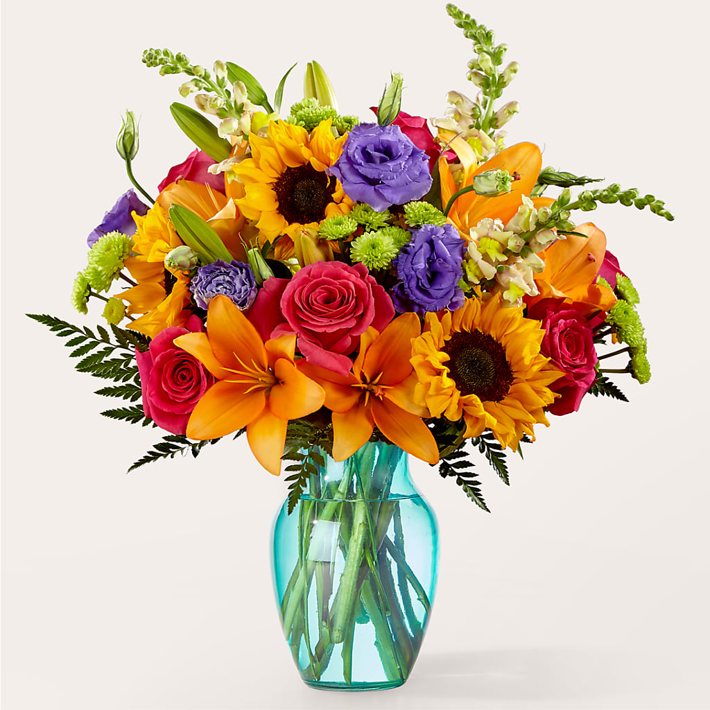Double Rainbow Bouquet – MELINDA MCCOY'S FLOWERS, Long Beach CA
