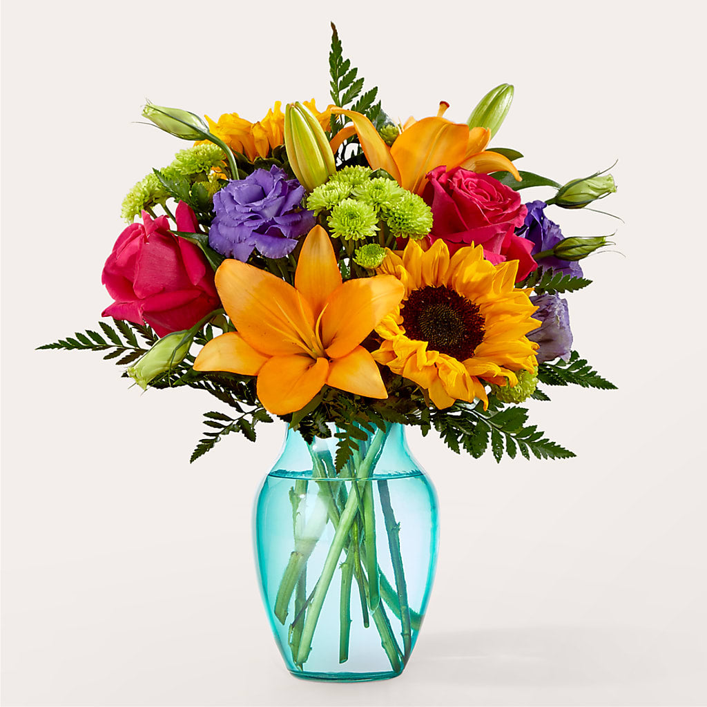 Double Rainbow Bouquet – MELINDA MCCOY'S FLOWERS, Long Beach CA