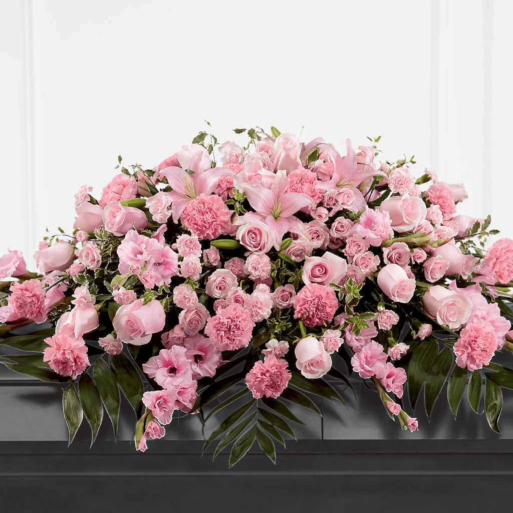 Garden of Comfort Casket Spray (Standard) – MELINDA MCCOY'S FLOWERS, Long Beach CA