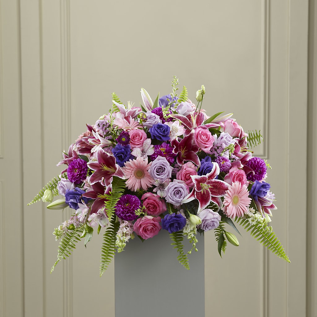 Fare Thee Well Pedestal – MELINDA MCCOY'S FLOWERS, Long Beach CA