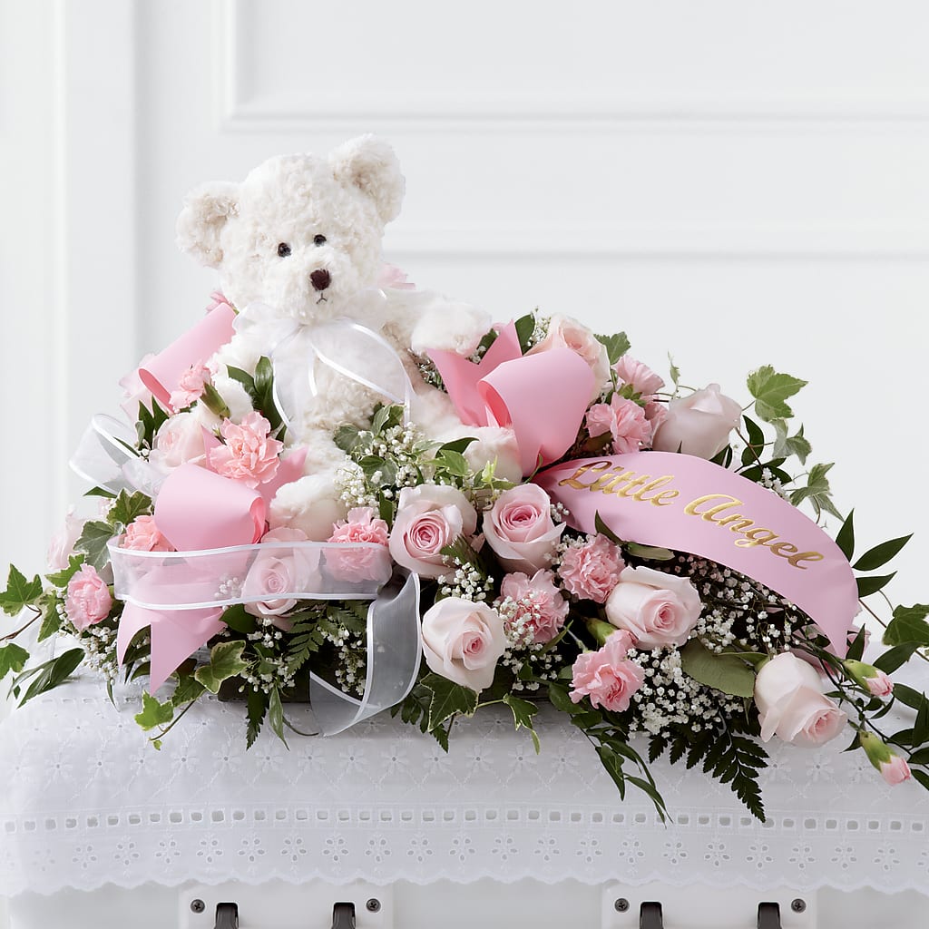 Touch of Sympathy Casket Spray – MELINDA MCCOY'S FLOWERS, Long Beach CA