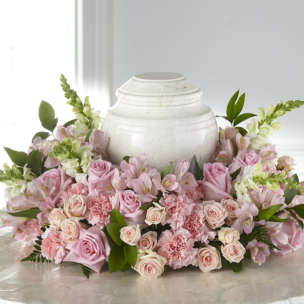Blooms of Hope Cremation Adornment – MELINDA MCCOY'S FLOWERS, Long Beach CA