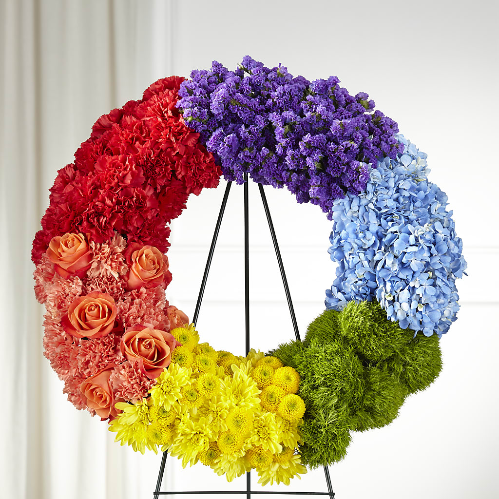 Circle of Love Wreath – MELINDA MCCOY'S FLOWERS, Long Beach CA