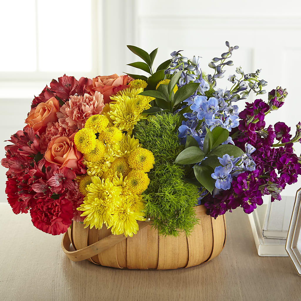 Prideful Basket – MELINDA MCCOY'S FLOWERS, Long Beach CA