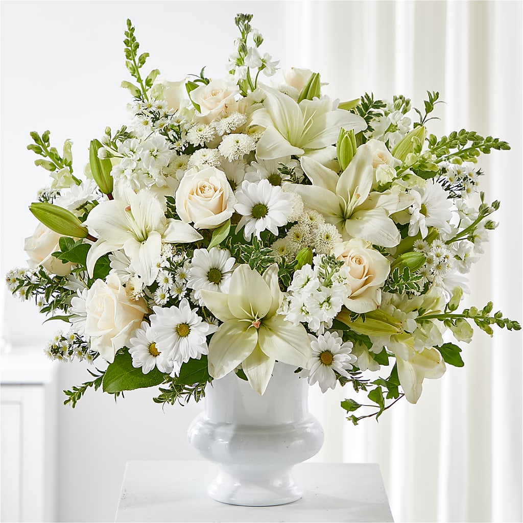 Uplifting Urn Arrangement – MELINDA MCCOY'S FLOWERS, Long Beach CA