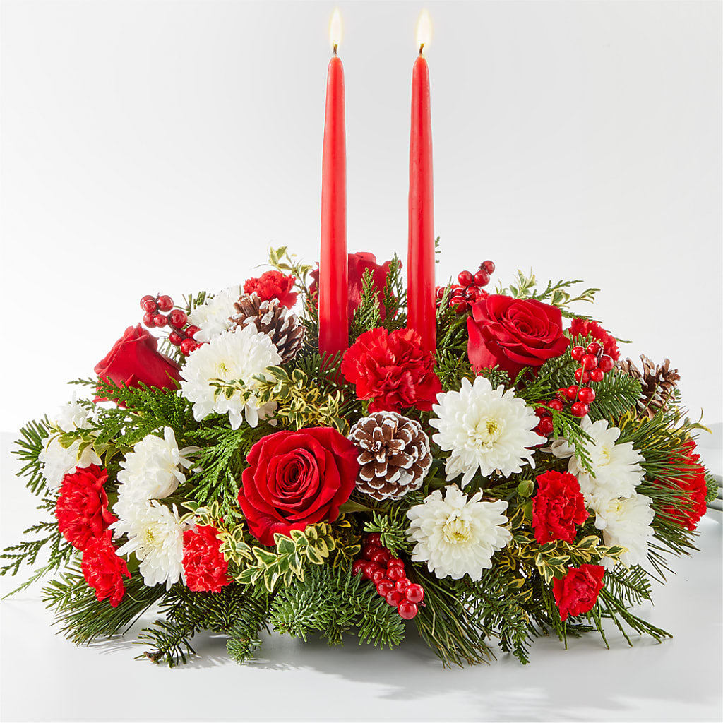 Holiday Soiree Centerpiece – MELINDA MCCOY'S FLOWERS, Long Beach CA
