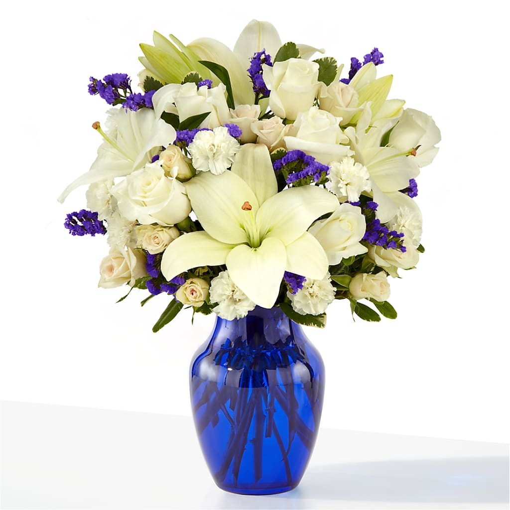 Sapphire Rush Bouquet – MELINDA MCCOY'S FLOWERS, Long Beach CA
