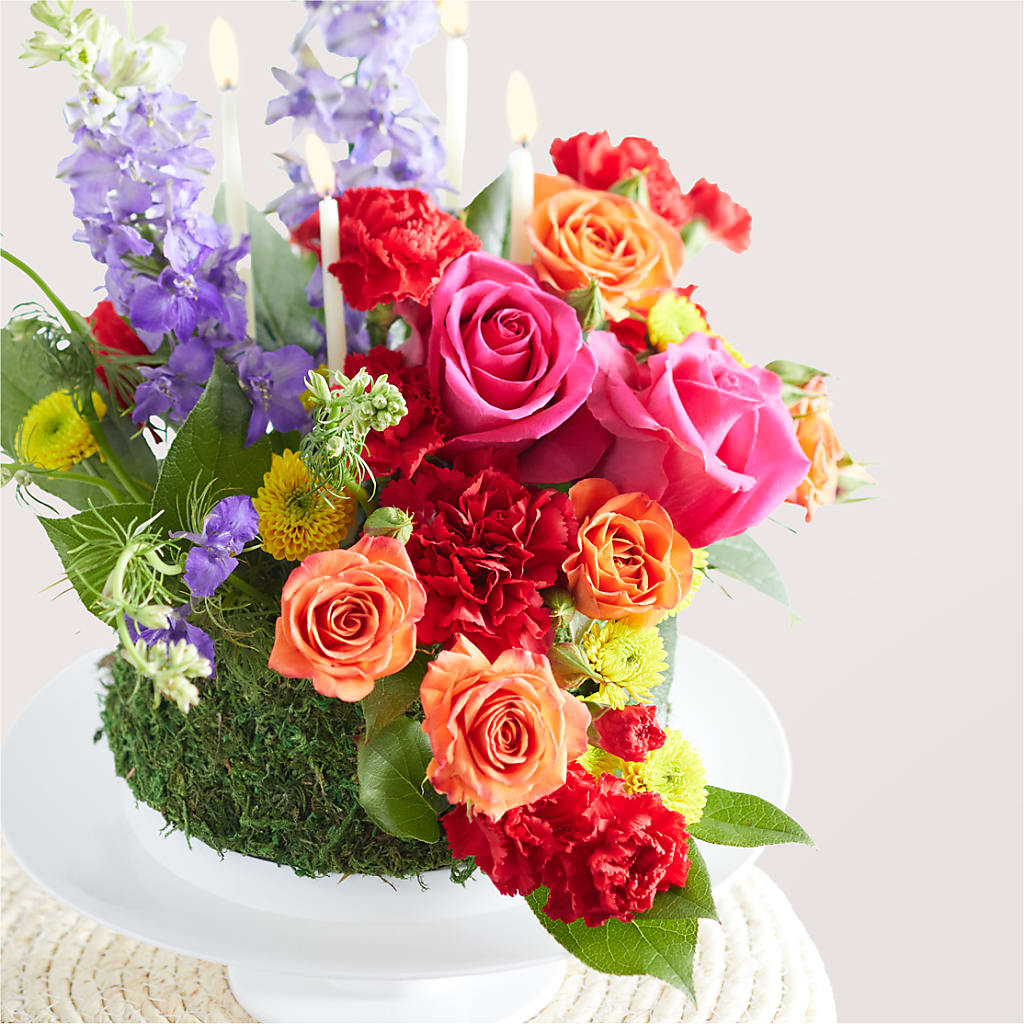 Best Year Yet Floral Cake – MELINDA MCCOY'S FLOWERS, Long Beach CA