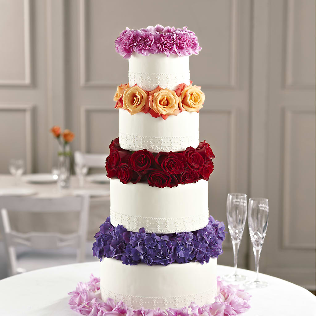 Infinite Love Cake Décor – MELINDA MCCOY'S FLOWERS, Long Beach CA