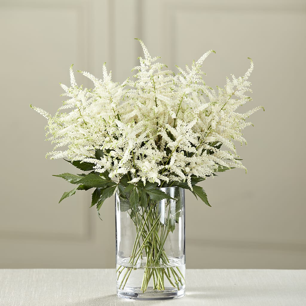 White Astilbe Bouquet – MELINDA MCCOY'S FLOWERS, Long Beach CA