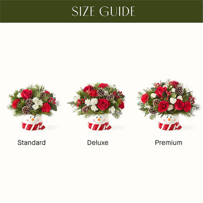 Jolly Snowman Bouquet – MELINDA MCCOY'S FLOWERS, Long Beach CA