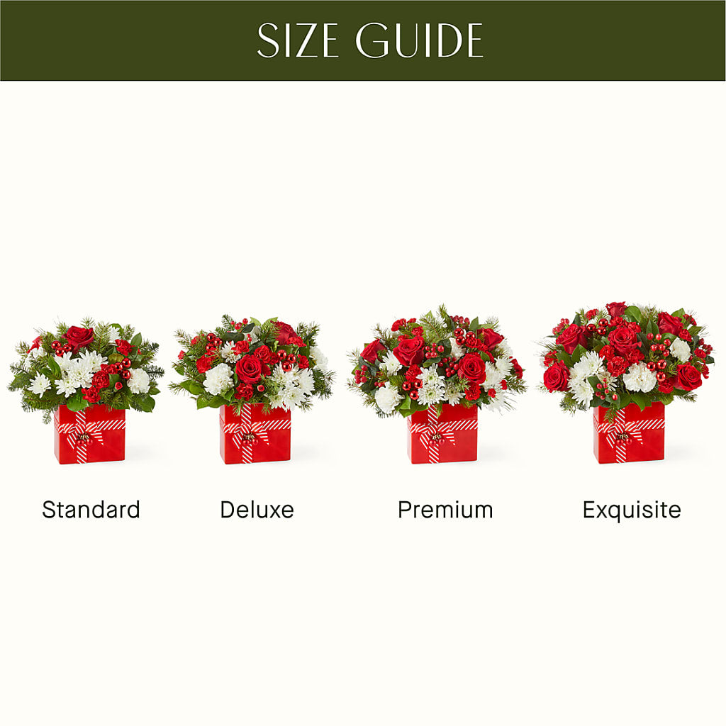 Presents Under the Tree Bouquet – MELINDA MCCOY'S FLOWERS, Long Beach CA