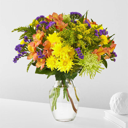 Marmalade Skies Bouquet – MELINDA MCCOY'S FLOWERS, Long Beach CA