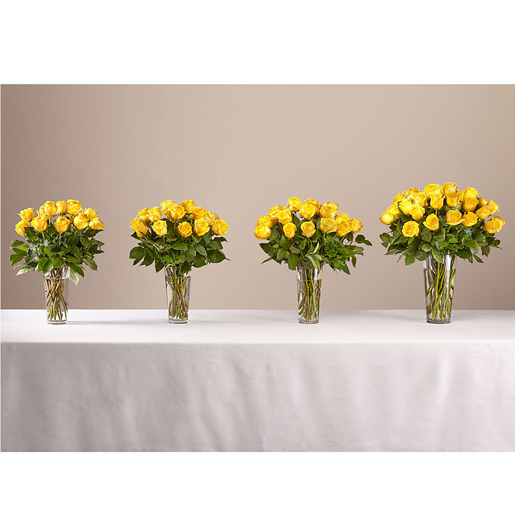 Long Stem Yellow Rose Bouquet – MELINDA MCCOY'S FLOWERS, Long Beach CA