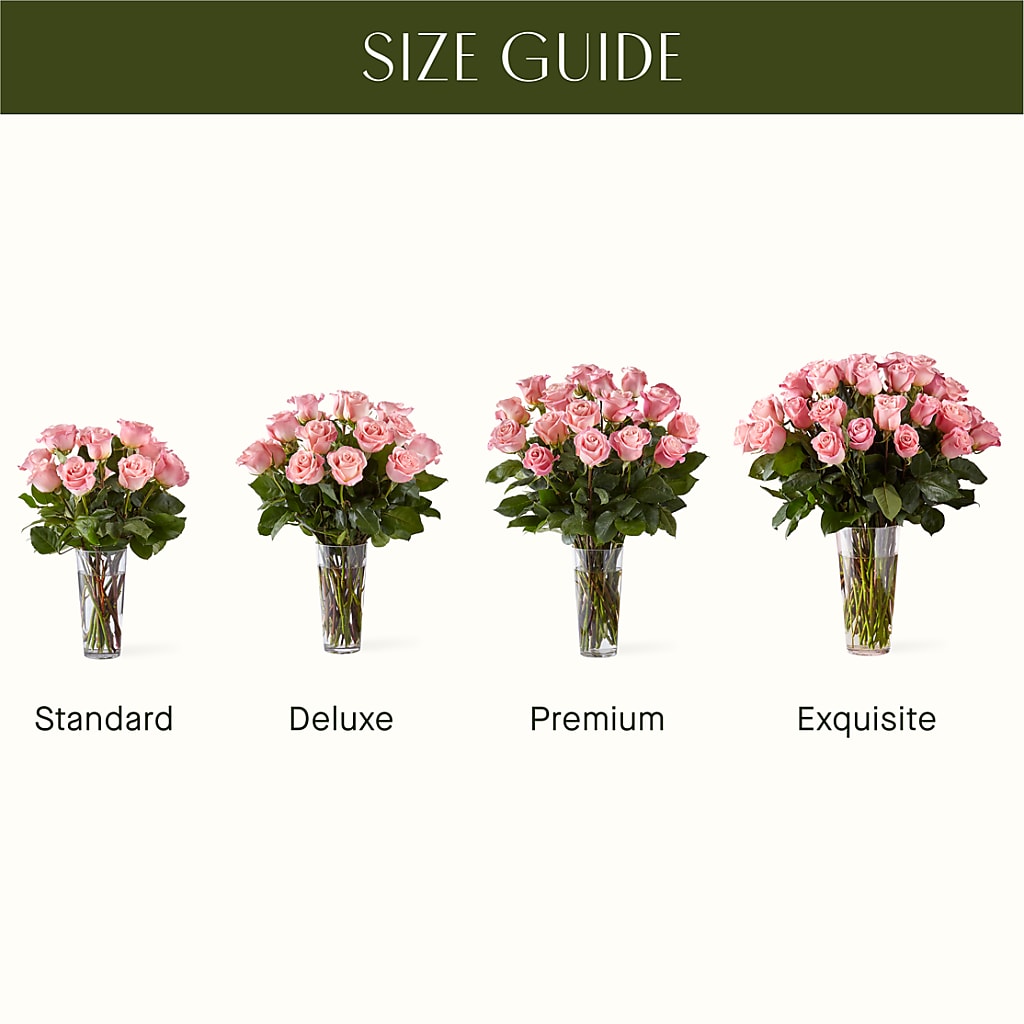 Long Stem Pink Rose Bouquet – MELINDA MCCOY'S FLOWERS, Long Beach CA