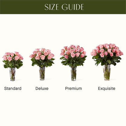 Long Stem Pink Rose Bouquet – MELINDA MCCOY'S FLOWERS, Long Beach CA