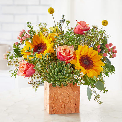 Sunflower Season Bouquet – MELINDA MCCOY'S FLOWERS, Long Beach CA