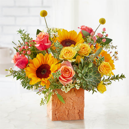 Sunflower Season Bouquet – MELINDA MCCOY'S FLOWERS, Long Beach CA