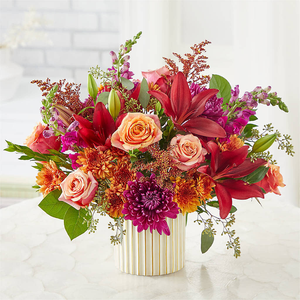 Burgundy Landscape Bouquet – MELINDA MCCOY'S FLOWERS, Long Beach CA