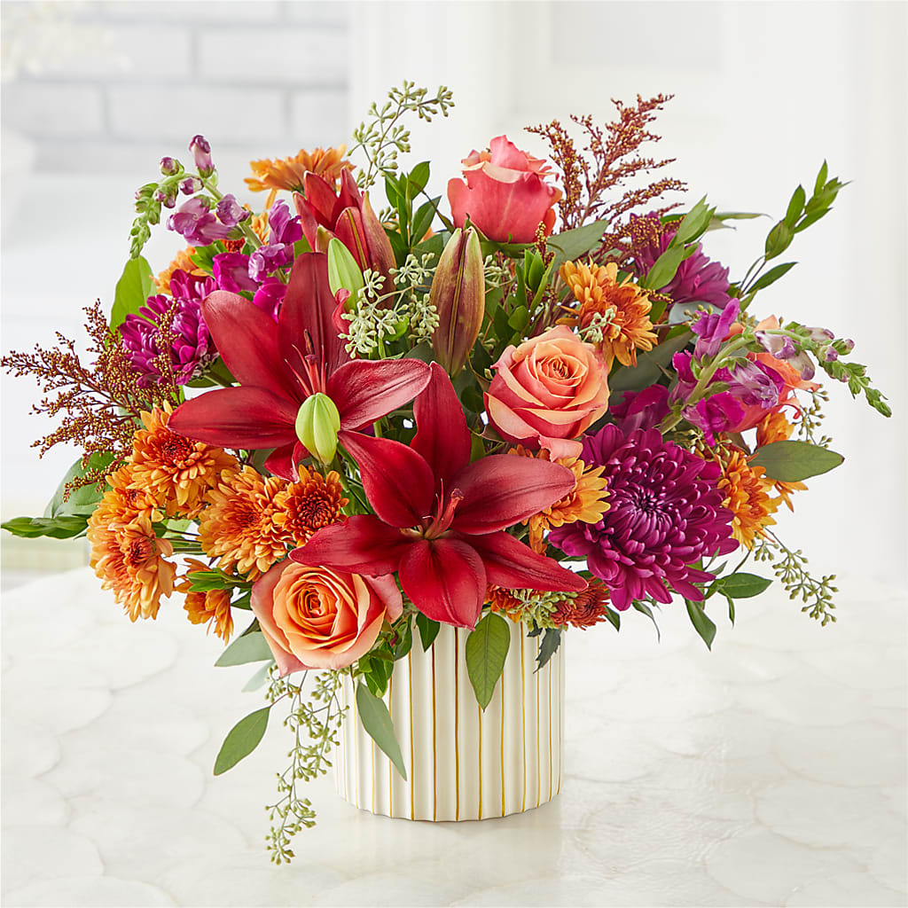 Burgundy Landscape Bouquet – MELINDA MCCOY'S FLOWERS, Long Beach CA