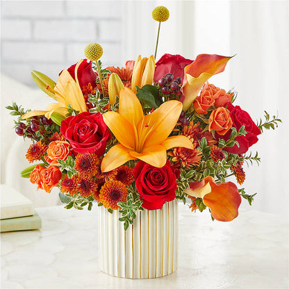 Scarlet Skies Bouquet – MELINDA MCCOY'S FLOWERS, Long Beach CA