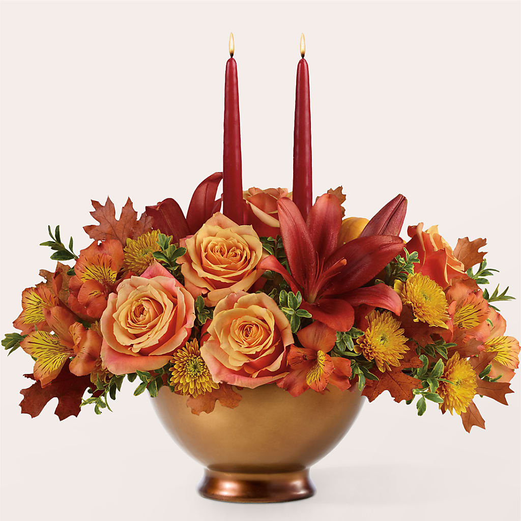 Harvest Table Centerpiece – MELINDA MCCOY'S FLOWERS, Long Beach CA