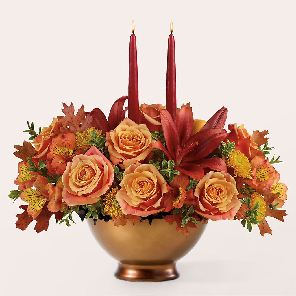 Harvest Table Centerpiece – MELINDA MCCOY'S FLOWERS, Long Beach CA