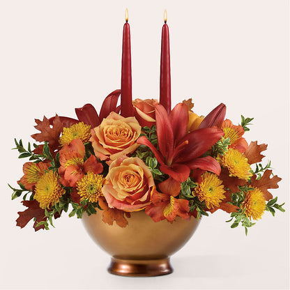 Harvest Table Centerpiece – MELINDA MCCOY'S FLOWERS, Long Beach CA