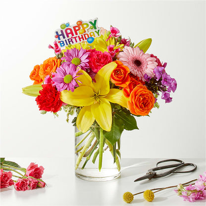 Cue the Confetti - A Florist Original – MELINDA MCCOY'S FLOWERS, Long Beach CA