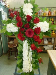 Cross Display – MELINDA MCCOY'S FLOWERS, Long Beach CA