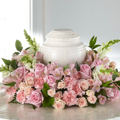 Blooms of Hope Cremation Adornment – MELINDA MCCOY'S FLOWERS, Long Beach CA