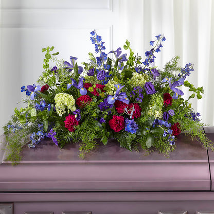 Always Treasured Casket Spray – MELINDA MCCOY'S FLOWERS, Long Beach CA