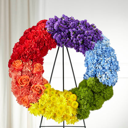 Circle of Love Wreath – MELINDA MCCOY'S FLOWERS, Long Beach CA