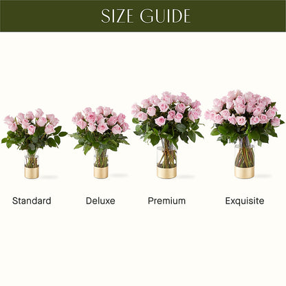 Picture Perfect Pink Rose Bouquet – MELINDA MCCOY'S FLOWERS, Long Beach CA