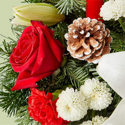 Seasonal Festivities Centerpiece – MELINDA MCCOY'S FLOWERS, Long Beach CA