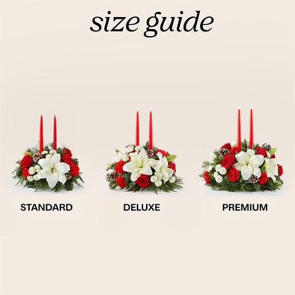 Seasonal Festivities Centerpiece – MELINDA MCCOY'S FLOWERS, Long Beach CA