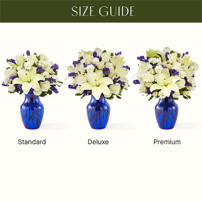 Sapphire Rush Bouquet – MELINDA MCCOY'S FLOWERS, Long Beach CA