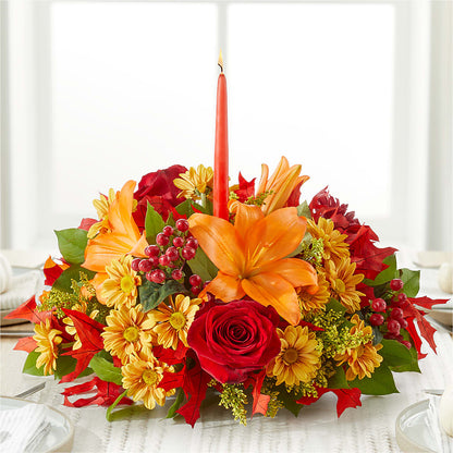 Autumn's Embrace Centerpiece – MELINDA MCCOY'S FLOWERS, Long Beach CA