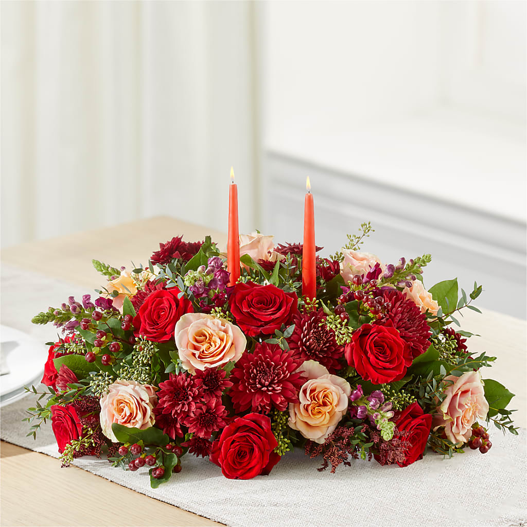 Most Thankful Centerpiece – MELINDA MCCOY'S FLOWERS, Long Beach CA
