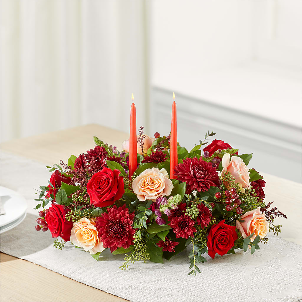 Most Thankful Centerpiece – MELINDA MCCOY'S FLOWERS, Long Beach CA